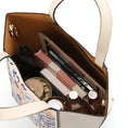 Load image into Gallery viewer, Luxury Handcrafted Design Architectural Geometric Embroidered Genuine Leather Tote Bag
