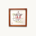 Load image into Gallery viewer, Master Handcrafted Suzhou Double-Sided Embroidery Ornament — Lotus Pavilion Garden Scene