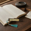 Load image into Gallery viewer, Handcrafted Silk Suzhou Embroidery Bookmark – Orchid | Chinese Art Keepsake