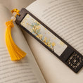 Bild in Galerie-Betrachter laden, Handcrafted Silk Suzhou Embroidery Bookmark – Osmanthus | Chinese Art Keepsake