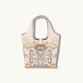 Load image into Gallery viewer, Dunhuang Scroll Grass Motif Embroidered Genuine Leather Tote Bag