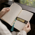 Load image into Gallery viewer, Handcrafted Silk Suzhou Embroidery Bookmark – Orchid | Chinese Art Keepsake