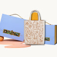 Load image into Gallery viewer, Heritage Chinese Embroidery Leather Tote Bag — Floral Motif Artisan Stitching