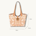 Load image into Gallery viewer, Blush Floral Embroidered Genuine Leather Tote Bag