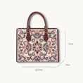 Load image into Gallery viewer, Heritage Baoxiang Flower Motif Su Embroidery Leather Tote Bag
