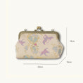 Load image into Gallery viewer, Luxury Chinese Fulu Prosperity Song Brocade Silk Frame Handbag with Vintage Clasp