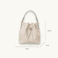 Load image into Gallery viewer, Genuine Leather Bucket Bag with Intricate Oriental Embossed Motifs