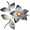 Load image into Gallery viewer, Heritage Ronghua Lily Hair Pin & Brooch Handcrafted Enamel Floral with Pearl Center