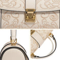 Load image into Gallery viewer, Heritage Dunhuang Cloud Motif Su Embroidery Leather Bucket Bag