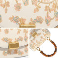 Load image into Gallery viewer, Heritage Floral Embroidery Saddle Bag with Bamboo Handle