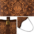 Load image into Gallery viewer, Vintage Baroque Embroidered Genuine Leather Hobo Bag