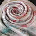 Load image into Gallery viewer, New Chinese Style Hua Luo Silk Scarf Double-Sided Mulberry Silk Shawl