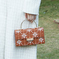 Load image into Gallery viewer, Heritage Embroidered Hard-Shell Ebroidered Leather Handbag