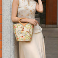Load image into Gallery viewer, Luxury Leather Handcrafted Su Embroidery Celestial Horse Tote Bag