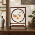 Load image into Gallery viewer, Museum-Quality Handcrafted Silk Suzhou Double-Sided Embroidery Ornament — May All Things Go As You Wish