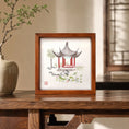 Load image into Gallery viewer, Master Handcrafted Suzhou Double-Sided Embroidery Ornament — Lotus Pavilion Garden Scene