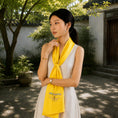 Load image into Gallery viewer, Heritage Butterfly Motif Su Embroidery Mulberry Silk Scarf — "Wings of Reverie"