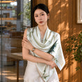Load image into Gallery viewer, Intangible Cultural Heritage Chinese Mulberry Silk Scarves Silk Square Scarf