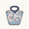 Load image into Gallery viewer, Luxury Leather Handcrafted Chinese Suzhou Embroidery Celestial Horse Bucket Bag