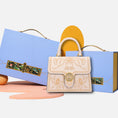 Load image into Gallery viewer, New Chinese Style Luxury White Embroidery Leather Handbag