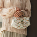 Load image into Gallery viewer, Floral Wave Suzhou Embroidered Genuine Leather Crossbody Bag