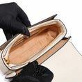 Load image into Gallery viewer, Luxury Chinese Camellia Flower Embroidery Genuine Leather Handbag with Bamboo Handle
