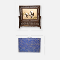 Load image into Gallery viewer, Chinese Panda Family Suzhou Embroidery Table Screen - Handcrafted Blackwood Frame

