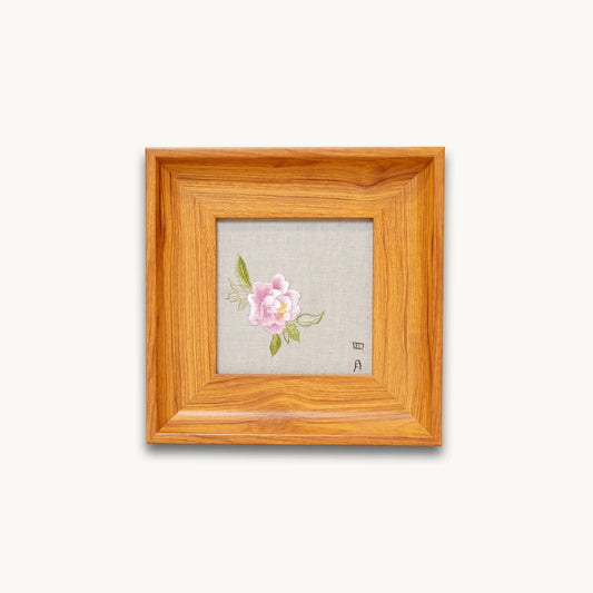 Musem-Grade Masterpiece Heritage Su Embroidery Wall Art Handcrafted Silk—Peony