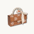 Load image into Gallery viewer, Heritage Embroidered Hard-Shell Ebroidered Leather Handbag
