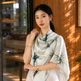 Load image into Gallery viewer, Intangible Cultural Heritage Chinese Mulberry Silk Scarves Silk Square Scarf
