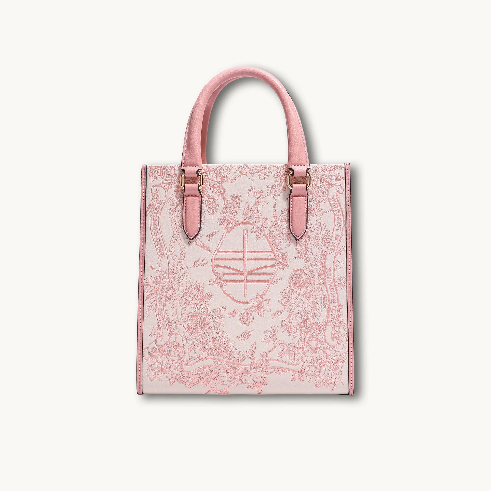 Luxury Heritage Vine & Fortune Su Embroidery Leather Handbag
