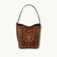 Load image into Gallery viewer, Vintage Baroque Embroidered Genuine Leather Hobo Bag

