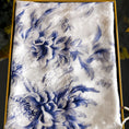 Load image into Gallery viewer, New Chinese Style Blue and White Porcelain Pattern Mulberry Silk Square Scarf
