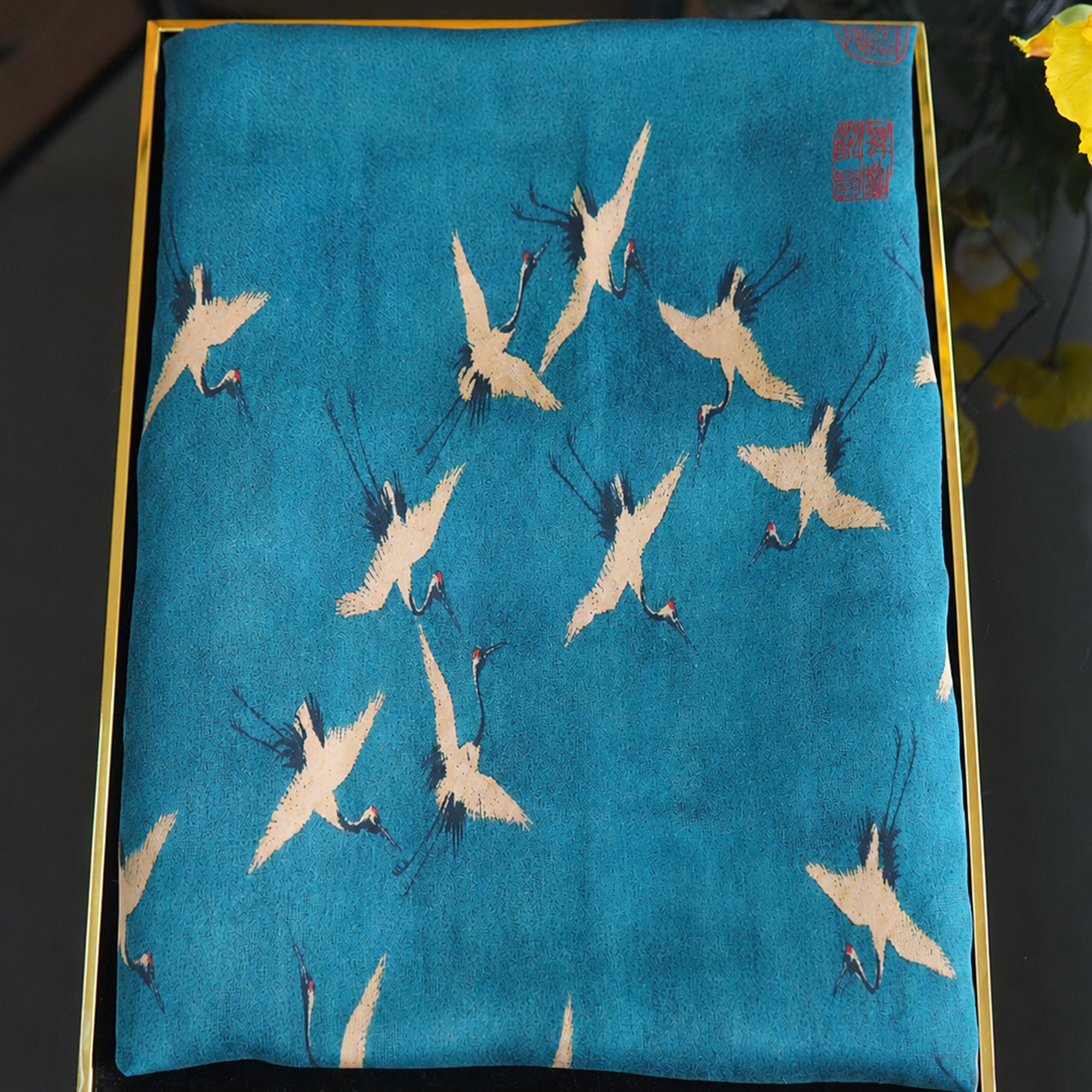 Intangible Cultural Heritage Xiangyunsha Mulberry Silk Scarf
