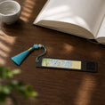 Load image into Gallery viewer, Handcrafted Silk Suzhou Embroidery Bookmark – Blue Lotus | Chinese Art Keepsake
