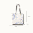 Carica l'immagine nel visualizzatore della galleria, Borsa tote wing in vera pelle con ricamo Suzhou barocco dorato fatta a mano
