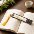 Cargar la imagen en la vista de la galería, Handcrafted Silk Suzhou Embroidery Bookmark – Osmanthus | Chinese Art Keepsake
