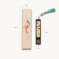 Load image into Gallery viewer, Handcrafted Silk Suzhou Embroidery Bookmark – Banana Leaf | Chinese Art Keepsake
