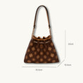 Load image into Gallery viewer, Intangible Cultural Heritage Embroidered Genuine Leather Drawstring Bucket Bag
