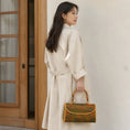 Bild in Galerie-Betrachter laden, Luxury Chinese Qianli Jiangshan Xiangyun Silk Bamboo Handle Crossbody Bag

