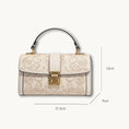 Load image into Gallery viewer, Heritage Dunhuang Cloud Motif Su Embroidery Leather Bucket Bag
