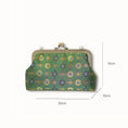 Carica l'immagine nel visualizzatore della galleria, Elegant Chinese Heritage Song Brocade Silk Handbag with Vintage Clasp Design
