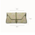 Bild in Galerie-Betrachter laden, Chinoiserie Luxury Song Brocade Scrolling Vine Kui Dragon Leather Clutch Bag

