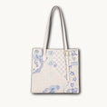 Carica l'immagine nel visualizzatore della galleria, Borsa tote wing in vera pelle con ricamo Suzhou barocco dorato fatta a mano
