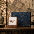 Load image into Gallery viewer, Museum-Quality Handcrafted Silk Suzhou Double-Sided Embroidery Ornament — Moonrise Over the Sea: Six Persimmons
