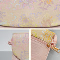 Carica l'immagine nel visualizzatore della galleria, Luxury Handcrafted Chinese Song Brocade Blush Pink Crossbody Bag
