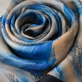 Load image into Gallery viewer, Chinese Mulberry Silk Scarves  Luxury Qianli Jiangshan Hua Luo Silk Scarf

