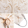 Load image into Gallery viewer, Heritage Gold Filigree Motif  Scroll Embroidery Bucket Bag
