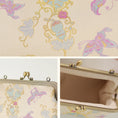 Load image into Gallery viewer, Luxury Chinese Fulu Prosperity Song Brocade Silk Frame Handbag with Vintage Clasp
