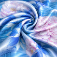 Load image into Gallery viewer, Peony Blossom Chinese Mulberry Silk Square Scarf
